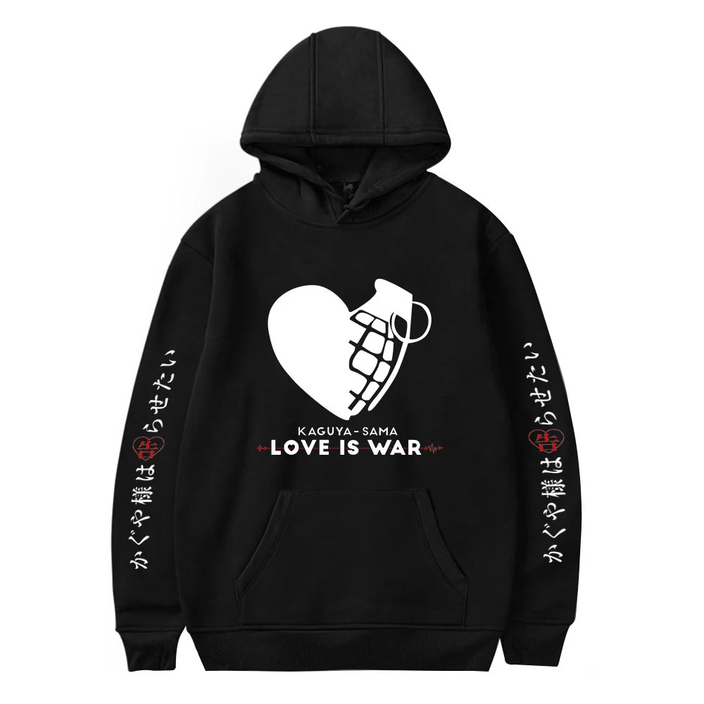 

Толстовка Kawaii Heart Kaguya Sama: Love Is War, мужская и женская модная аниме искусственная Толстовка в стиле хип-хоп, детская одежда для мальчиков и девоч...