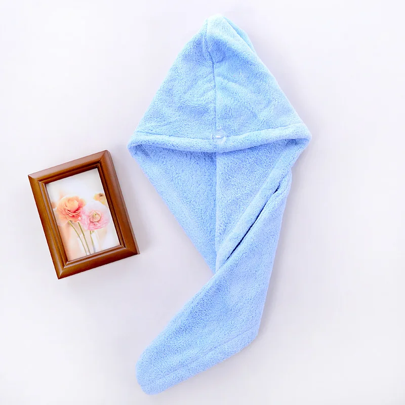 Супервпитывающая шапочка для сухих волос ванны утолщенная быстросохнущая