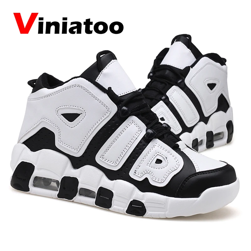 

New Cushion Running Shoes Men High Quality Walking Footwear Light Weight Mens Sneakers Black White PU Sport Shoes Male