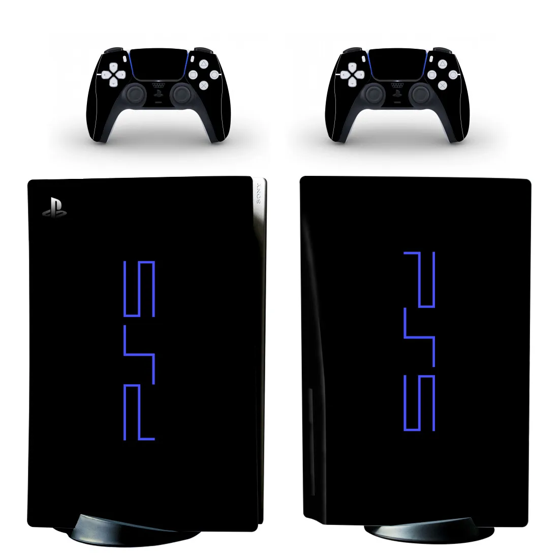 

Наклейка с символом PS5 для консоли PlayStation 5 и 2 контроллеров