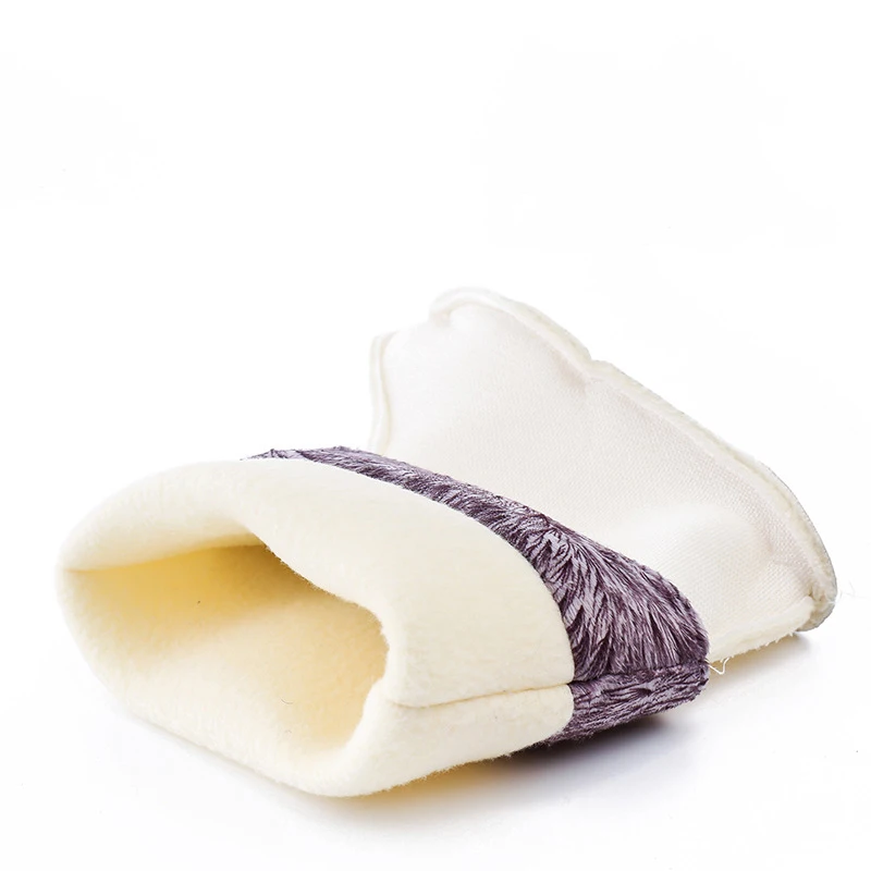 Зимние резиновые сапоги с подкладкой из хлопчатобумажной ткани Теплые ботильоны