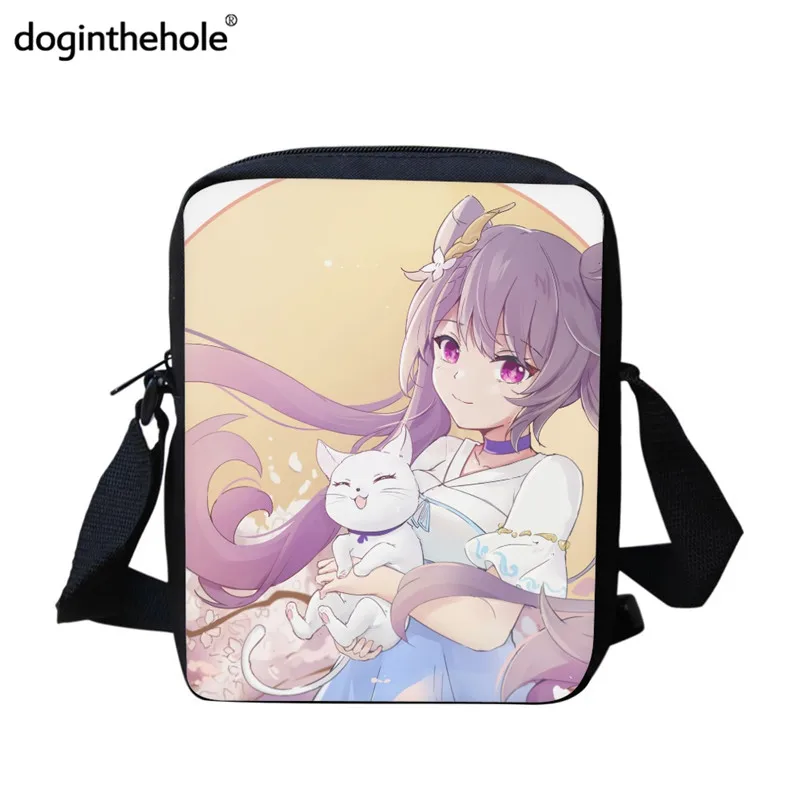 

Doginthehole Anime Casual Messenger Bag For Teenager 2021 New Genshin Impact Women Small Satchel Girl Hot Game Crossbody Bags