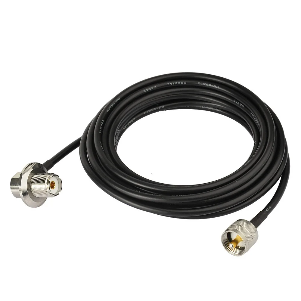 Eightwood UHF PL259 штекер-УВЧ SO239 женский кабель RG58 610 см для автомобиля SUV грузовика CB
