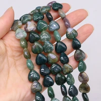 natural semi precious stone beads heart india agate for diy jewelry making necklace earring bracelet handmade
