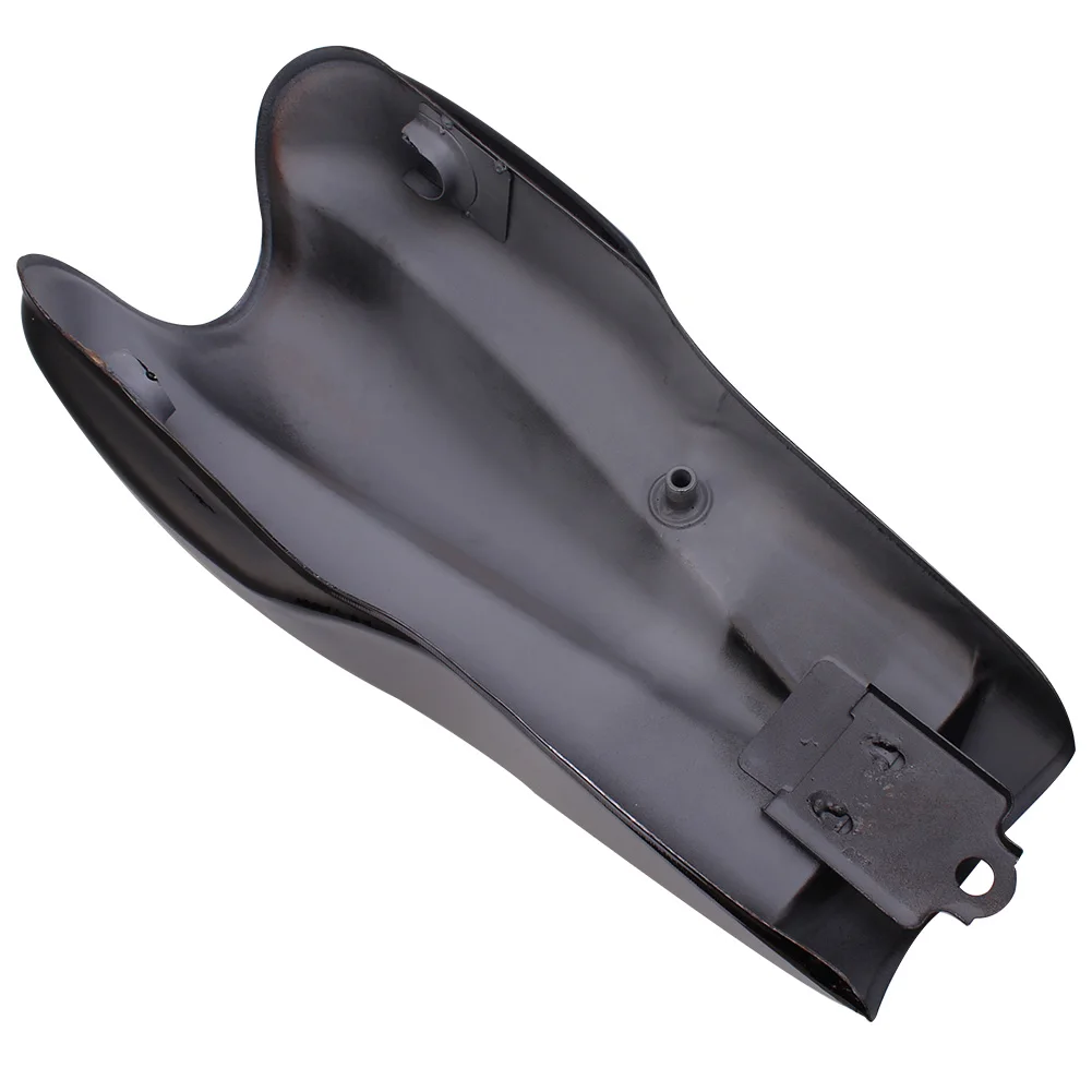 Мотоциклетный Универсальный блестящий черный гоночный 10 л 2 6 галлонов Cafe Racer