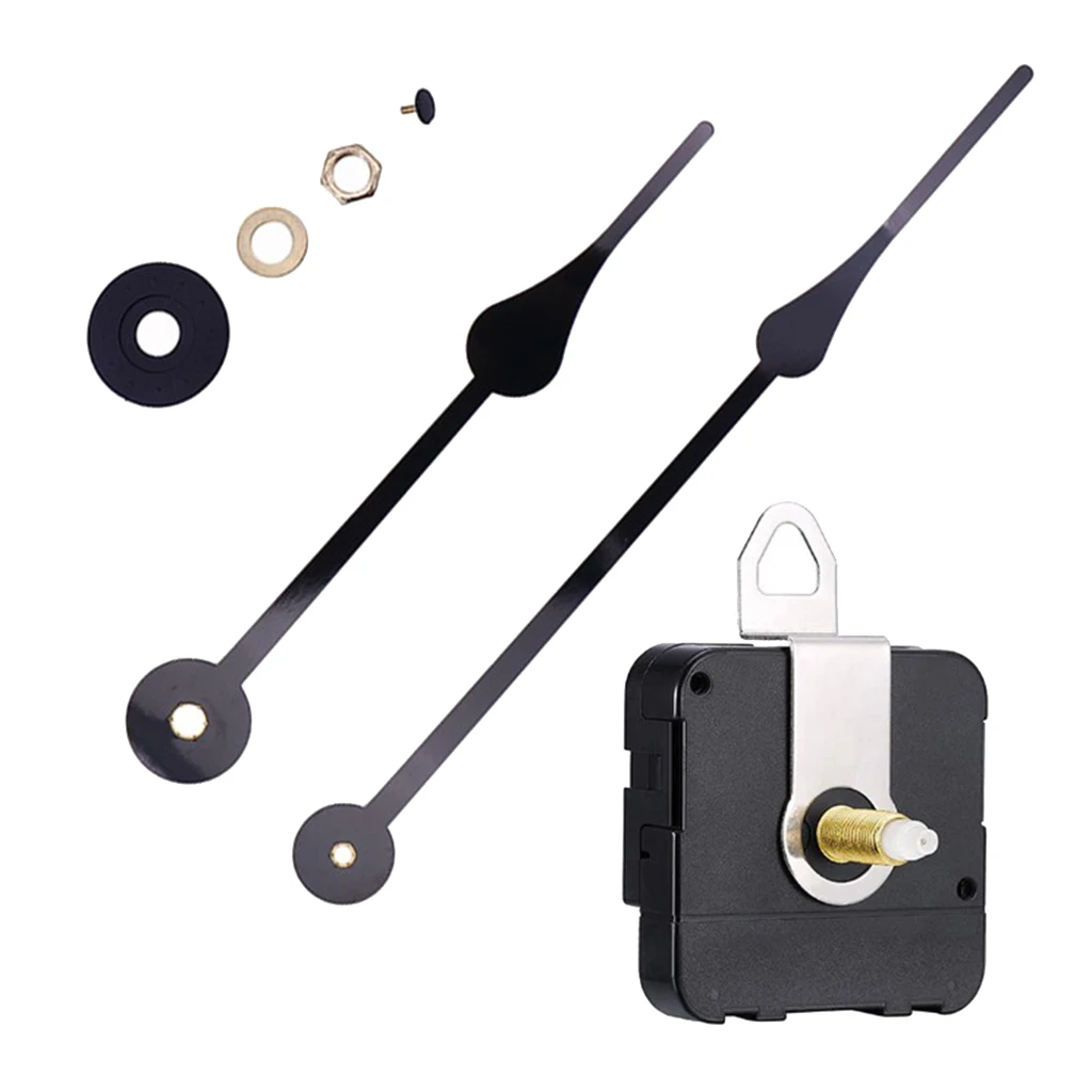 

5x Battery Operated quartz Clock Movement Mechanism Parts with Hands Replace