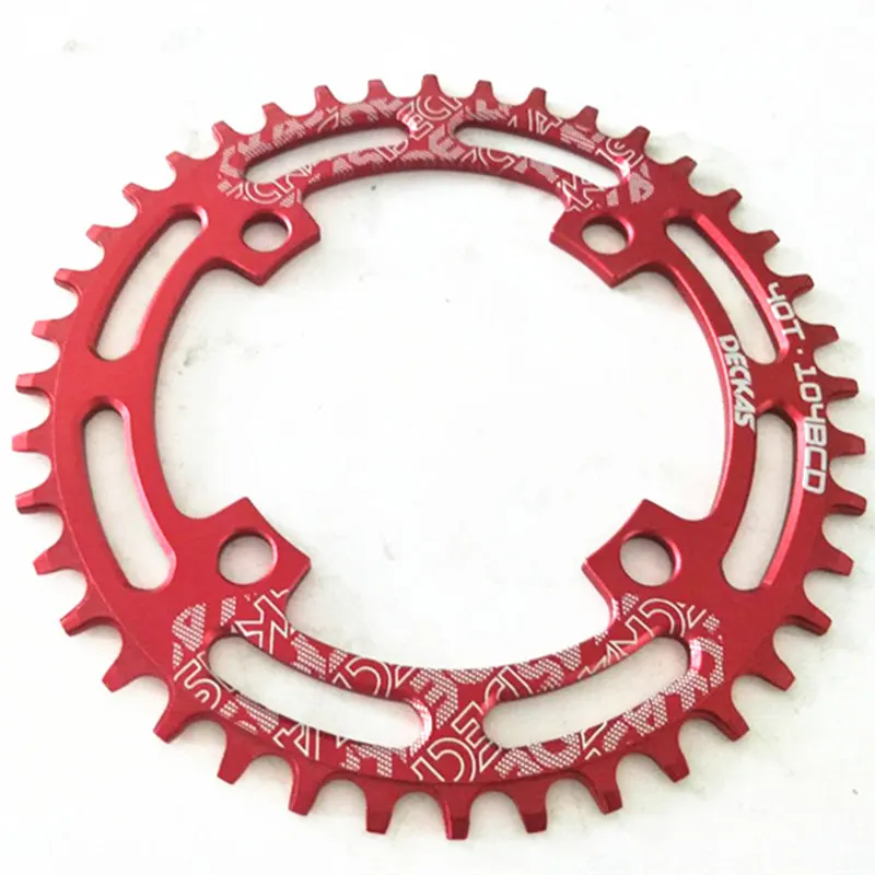 Горный велосипед DECKAS 104BCD 40/42/44/46/48/50/52 T зубчатый горный MTB Алюминиевая педаль