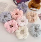 Резинка для волос женская, из меха норки, эластичная