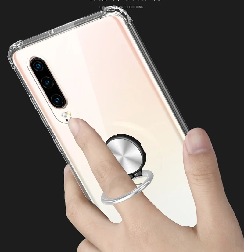 Чехол для xiaomi mi 9 чехол SE ударопрочный прозрачный Стенд колец на палец Магнитный |