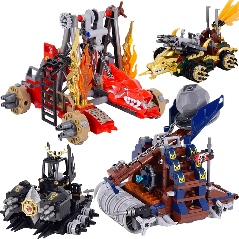 Конструктор MOC древняя осада колесница история Сан-Гуо Романтика трех царств