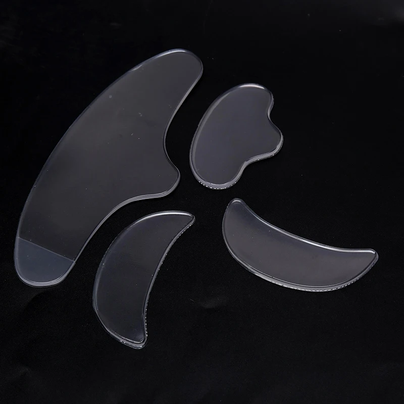 

4Pcs Face Eye Forehead Anti Wrinkle Patch Reusable Facial Lifting Pad Silicone