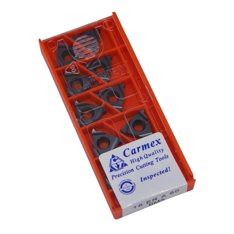 

ZIYI 16IR 2.0ISO BMA 10 шт Высокое качество лезвие с резьбой карбидные вставки