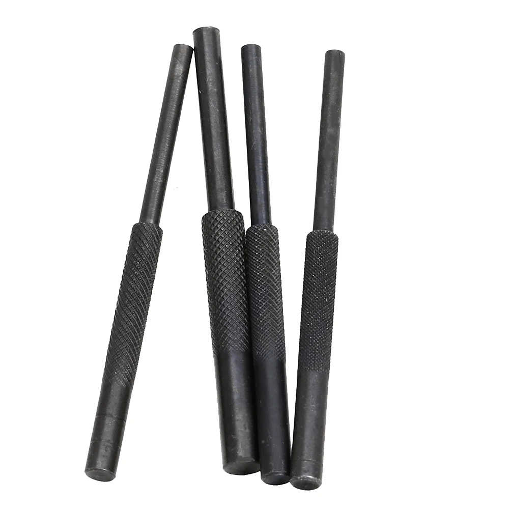 4 шт полый конец стальной рулон штифт стартер пробойник набор инструментов для