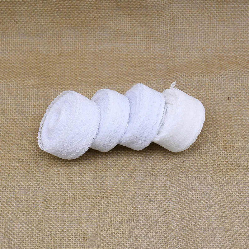 10 ярдов красивая белая кружевная лента ткань для свадебной вечеринки украшение