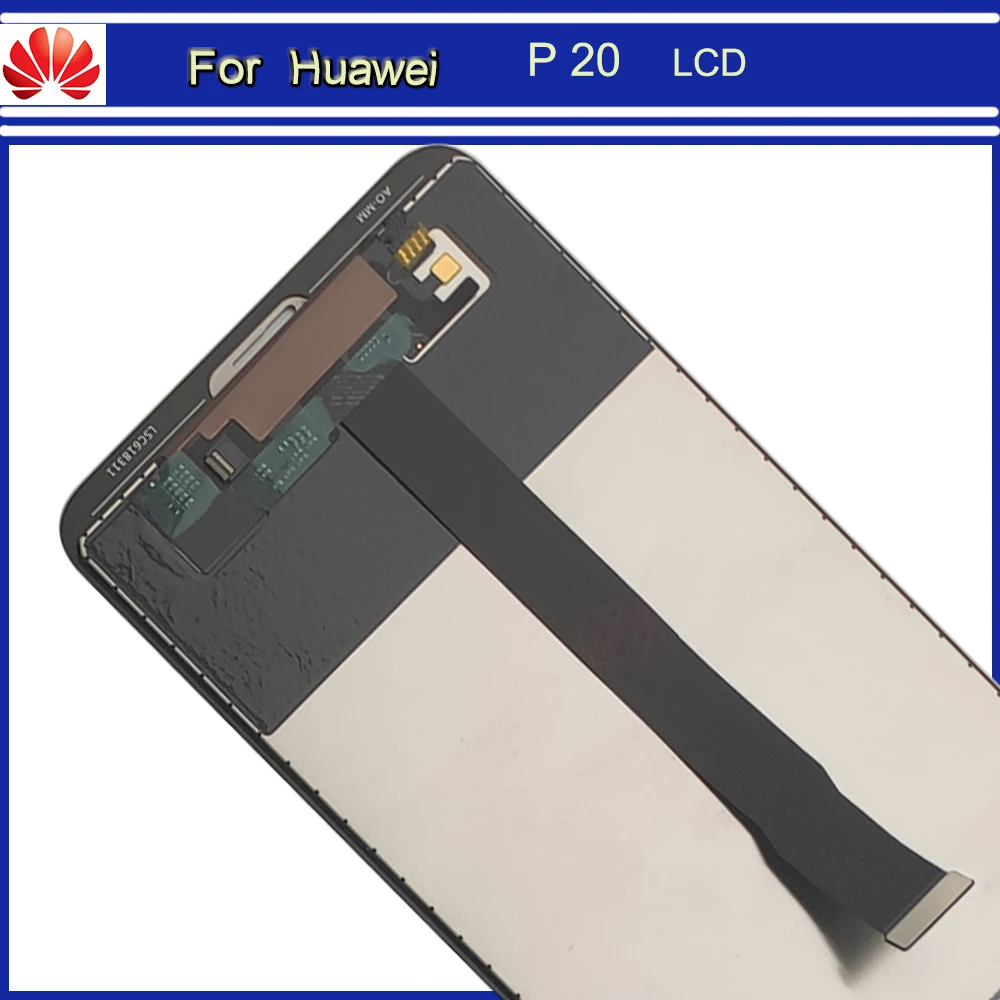 

For Huawei P20 LCD EML-L09 EML-L22 EML-L29 Display Touch Screen Digitizer Assembly Replace With Frame 100% Original 5.8" LCD