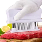 Профессиональный мясорубка из нержавеющей стали, 48 шт. иглы, кухонные инструменты для приготовления мяса