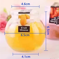 50pcs net red 160ml small transparent bottle birthday party decorations favor plastic cups packaging pudding yogurt cup with lid