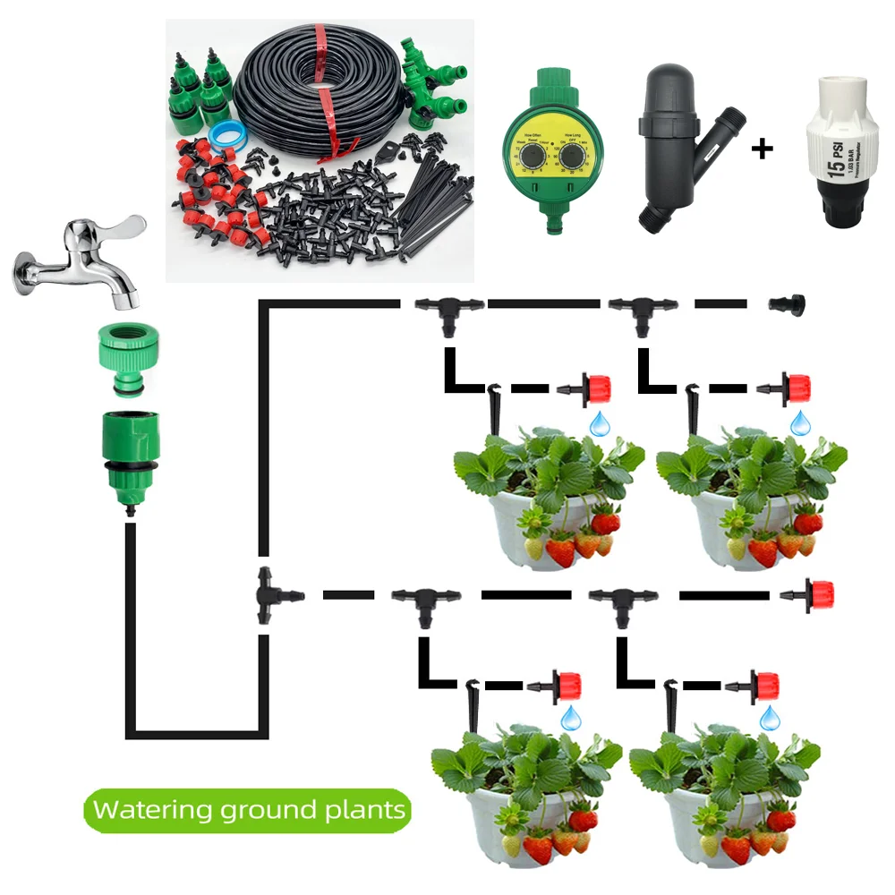 Система капельного полива для сада умная система автоматического растений 10-50 м |