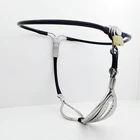 Женский пояс верности, штаны, блокировка, Анальный, женский, регулируемый пояс верности из нержавеющей стали, женские секс-игрушки