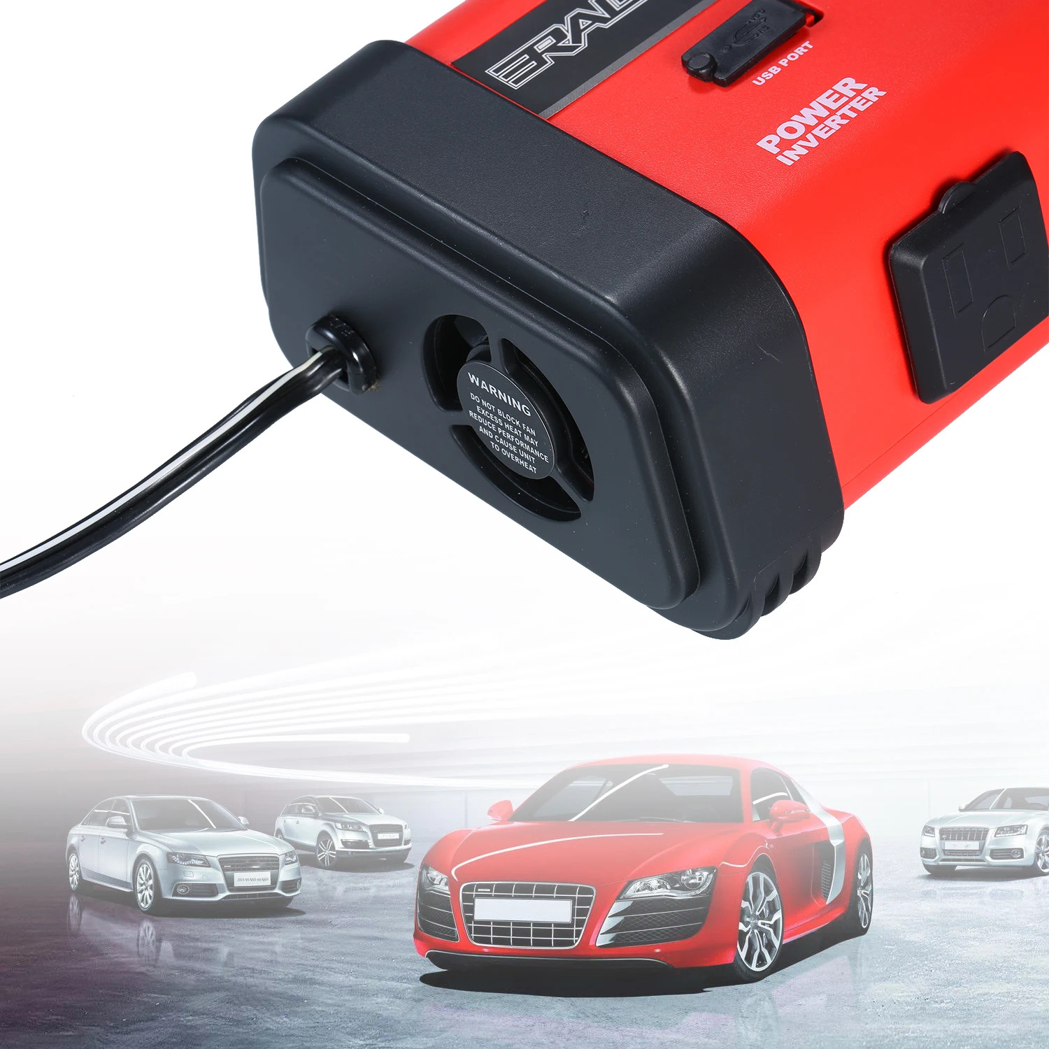 Автомобильный инвертор мощности 200 Вт преобразователь синусоидальной волны