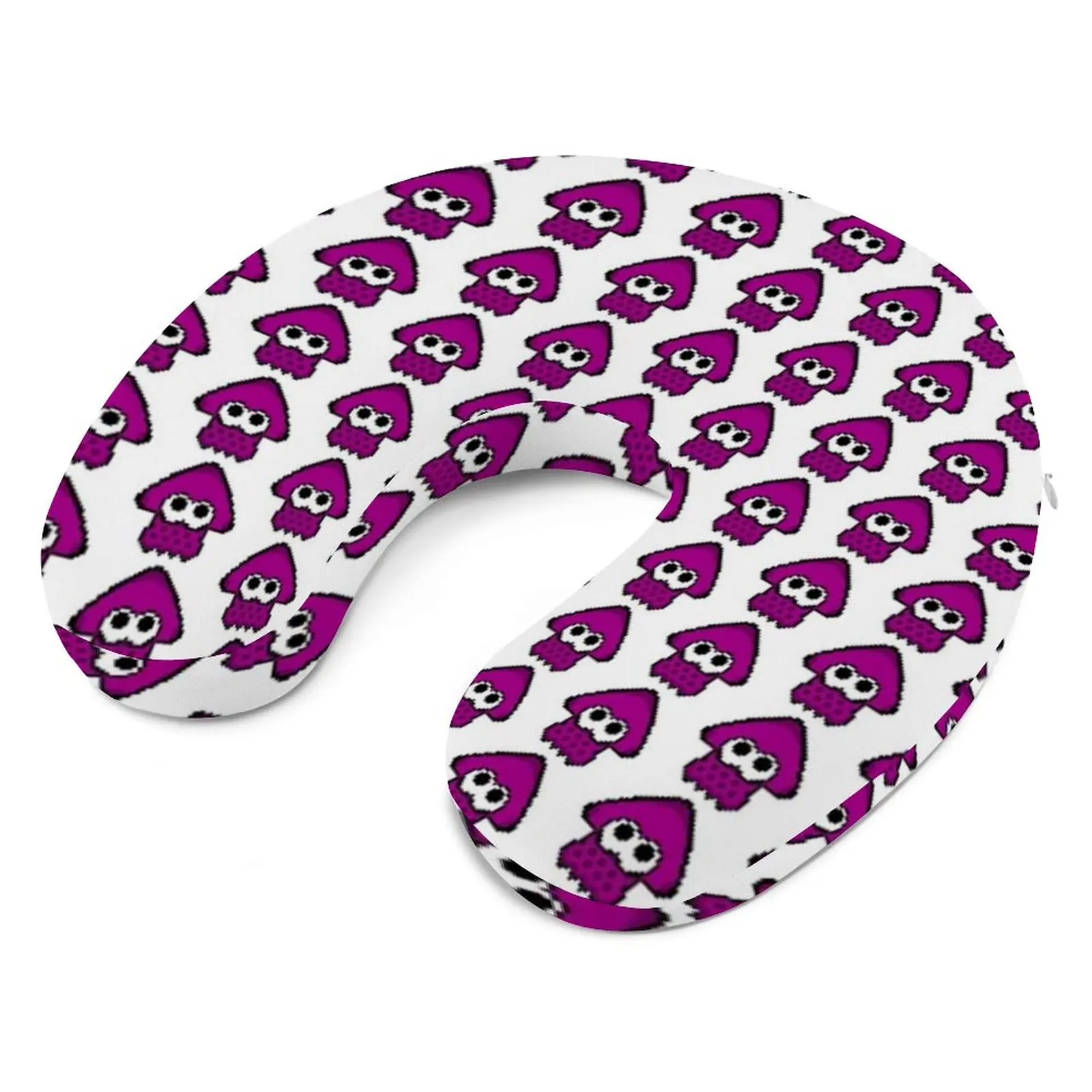 

Splatoon Neck Pillow Protection Aesthetic Travel Pillow For Driver Tatami U-Shape Print Memory Foam Pillow