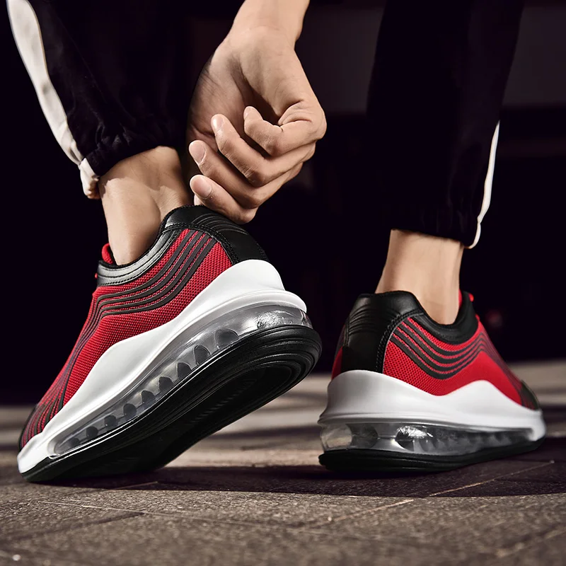 Мужская Спортивная обувь для бега Шокирующая поглощающая спортивная кроссовки