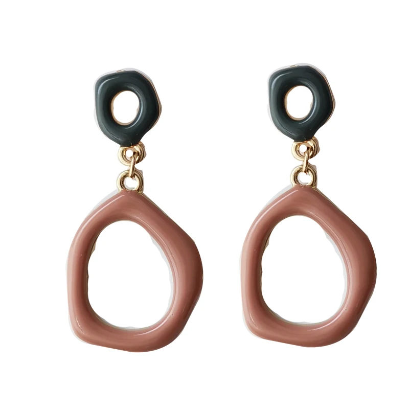 

Mihan Fashion Jewelry Vintage Statement Earrings Simply Deign Enamel Dangle Earrings For Girl Lady Gifts