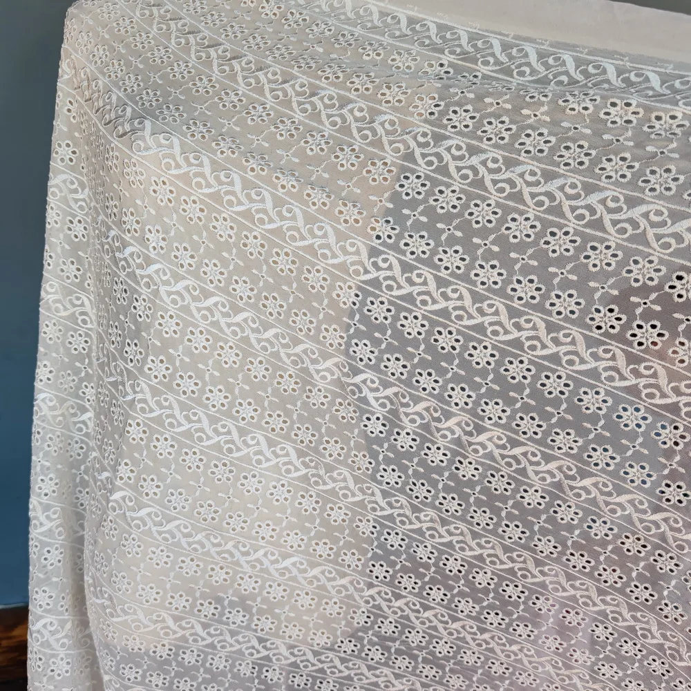 

Lace Red Color Pure Silk Fashion Design Evening Dress Wedding 100% Silk Fabirc Silk chiffon embroidery