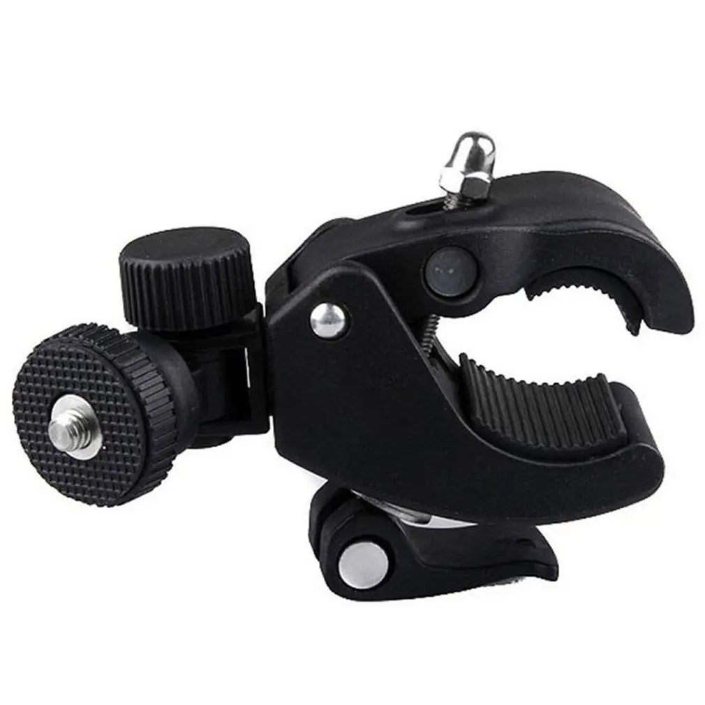 

Mount Bike Bicycle Motorcycle Handlebar Clamp Camera Mount Tripod Adapter for Gopro for Gopro Hero 2 3 3+ 4 5 Bundle 1 Plastic