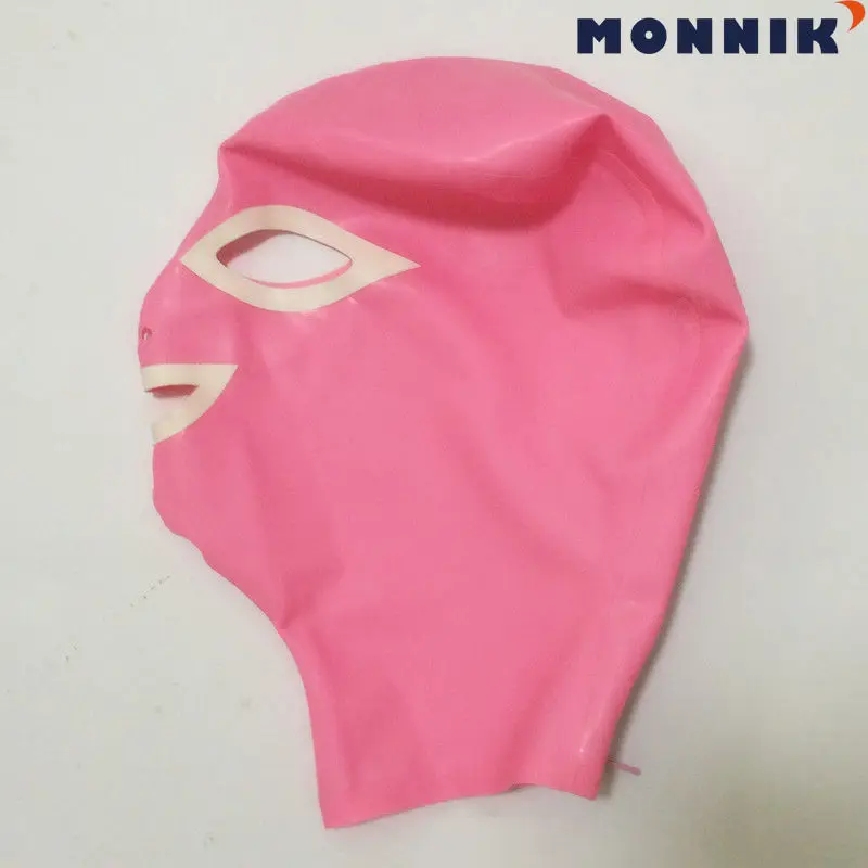 MONNIK латексная маска Реалистичная сексуальный резиновый унисекс капюшон с