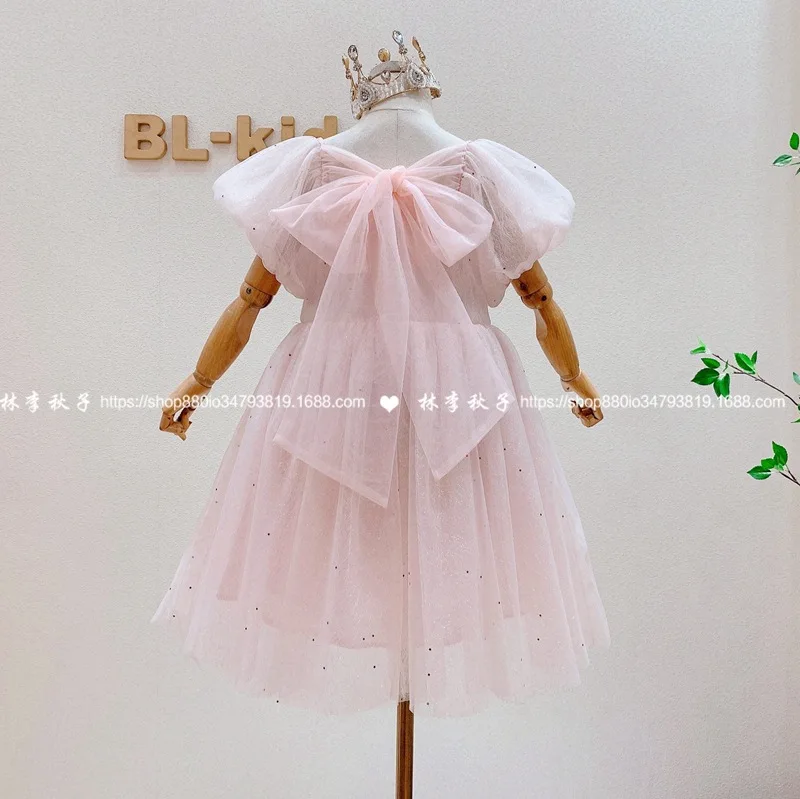 

Girls dress summer dress 2021 new foreign style children's skirt girl super fairy princess dress