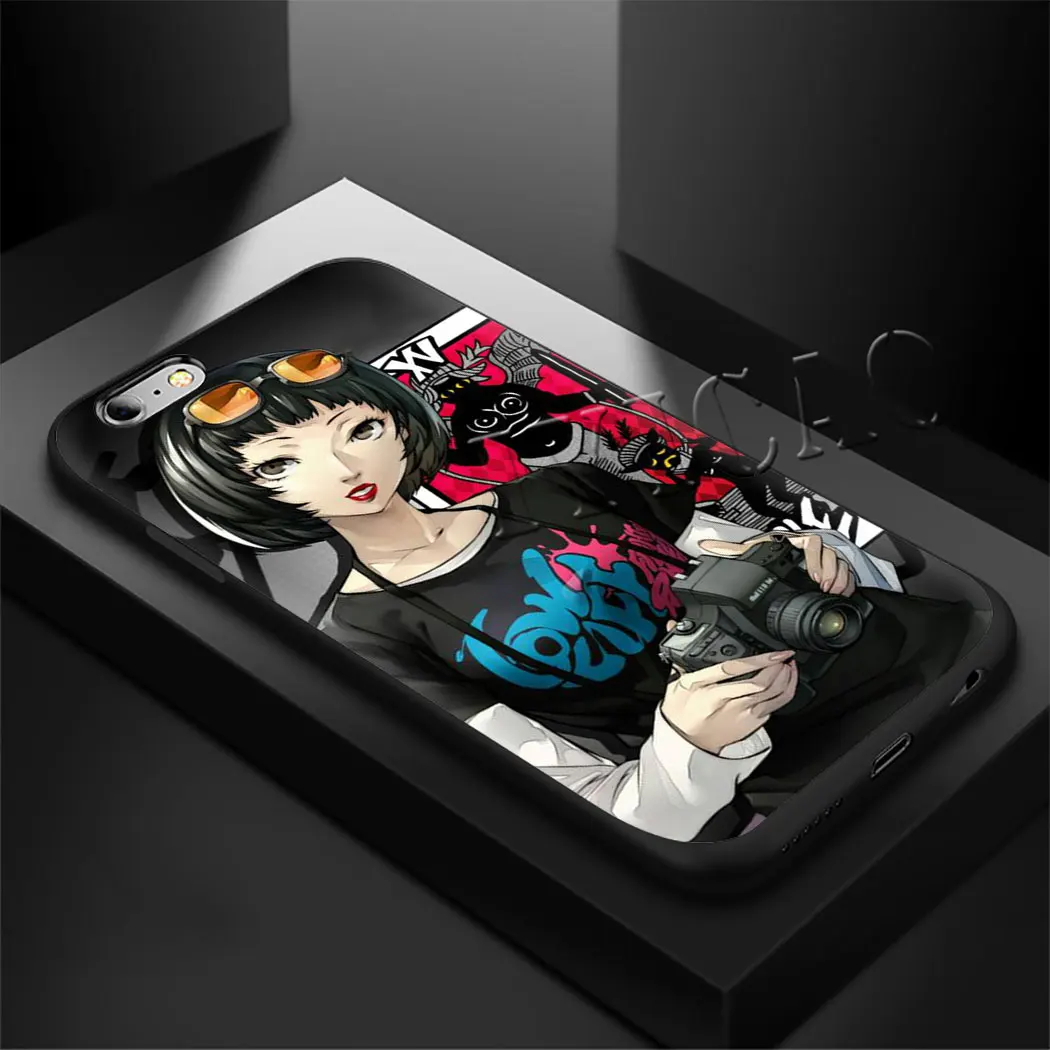 Персона 5 Джокер Мягкий силиконовый чехол для телефона iPhone 6 7 8 11 5S 6s Plus X XS XR Max Pro |