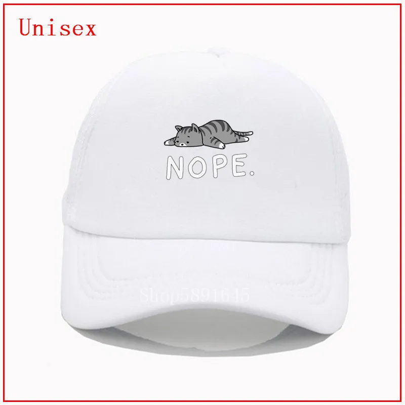 Nope Not Today Белая Женская бейсбольная кепка на заказ Кепка с логотипом лидер продаж