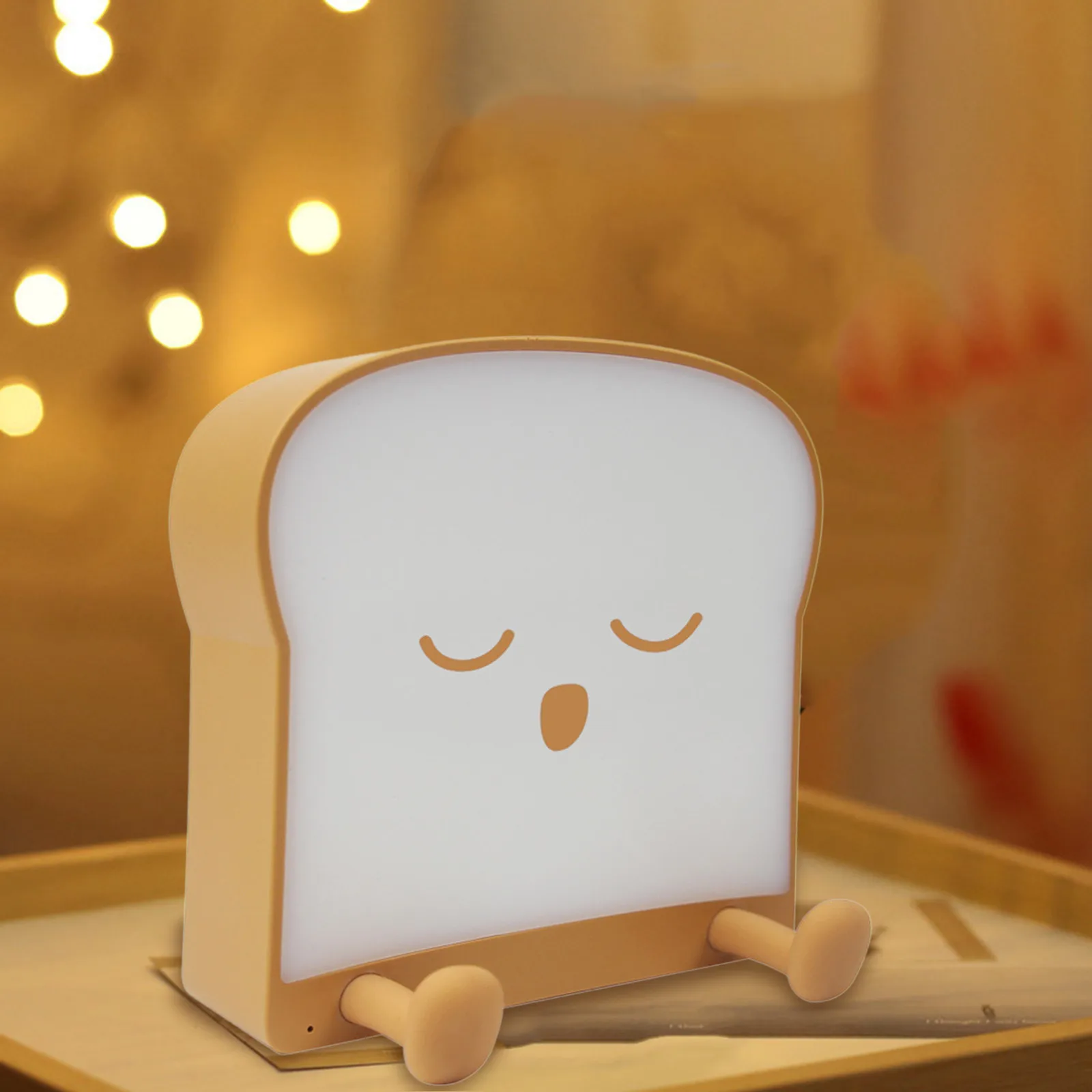 Светодиодная Usb лампа Цветной силиконовый ночник милый мягкий мультяшный мини