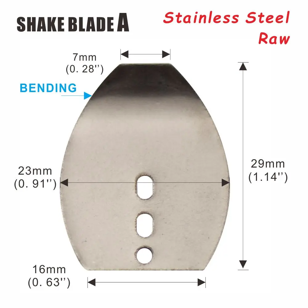 Лопасти для плаванья 50 шт. лезвие из нержавеющей стали DIY вибрирующие Джиги