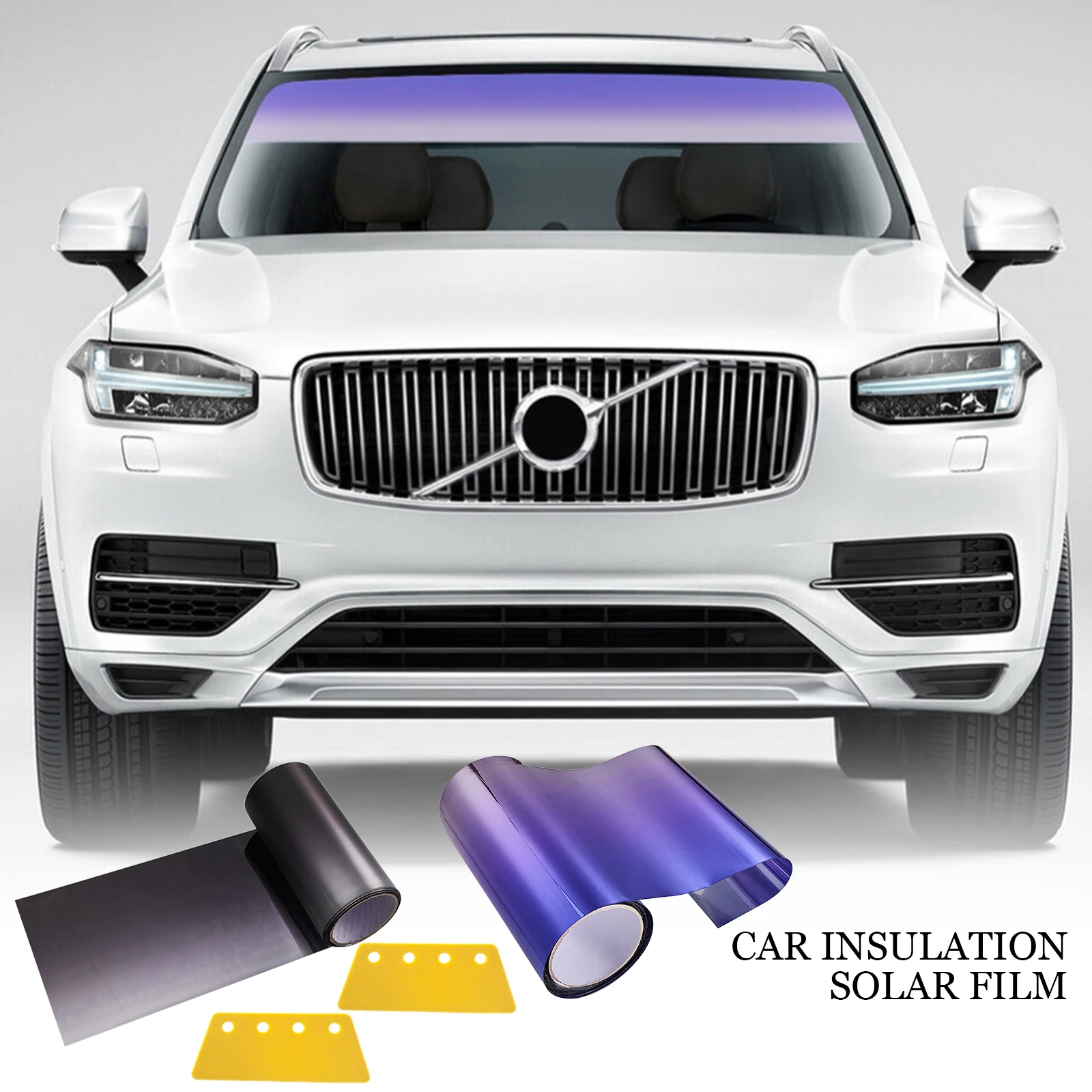 Солнцезащитный козырек на лобовое стекло автомобиля защита от солнца наклейка