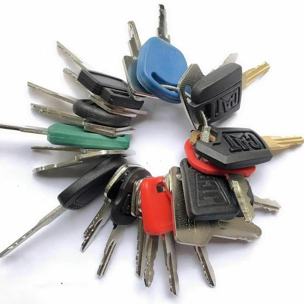

31 keys Construction Ignition / Heavy Equipment Key Set For CAT Kubota JCB Komatsu