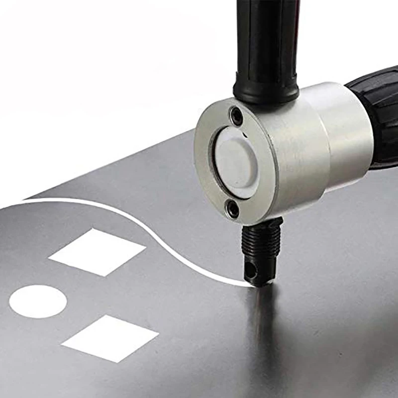 Электрический Ниблер для резки листового металла с двойной головкой лезвие пила