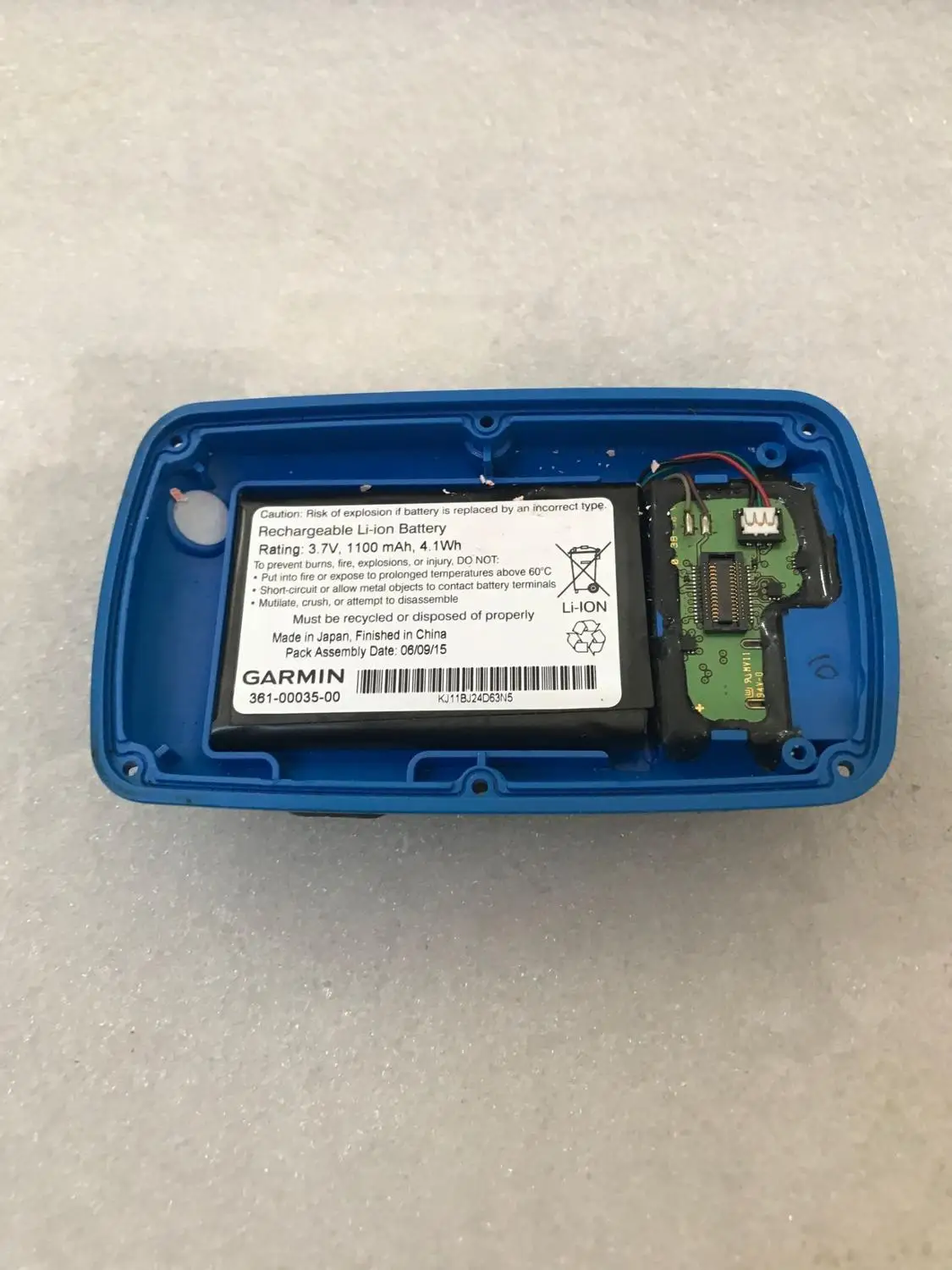 GeLar 3 7 V 1100mAh с оригинальным корпусом для GARMIN EdgE 810 Edge 800 (361 00035 00) задняя крышка