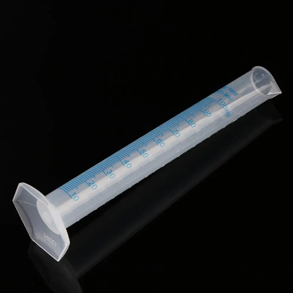 1 Pc High Quality Plastic Measuring Cylinder Laboratory Test Graduated Liquid Trial Tube Jar Tool New | Канцтовары для офиса и