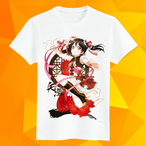 Футболка для косплея японского аниме LoveLive Sunshine летняя футболка с принтом минами