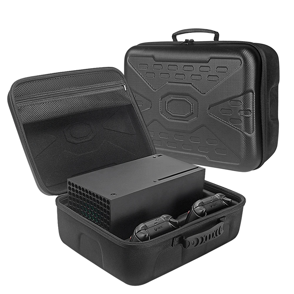 

Carrying Case for Xbox Series X Game Console Controllers Travel Storage Bag Pack Gaming Controller Gamepad EVA Hard Case