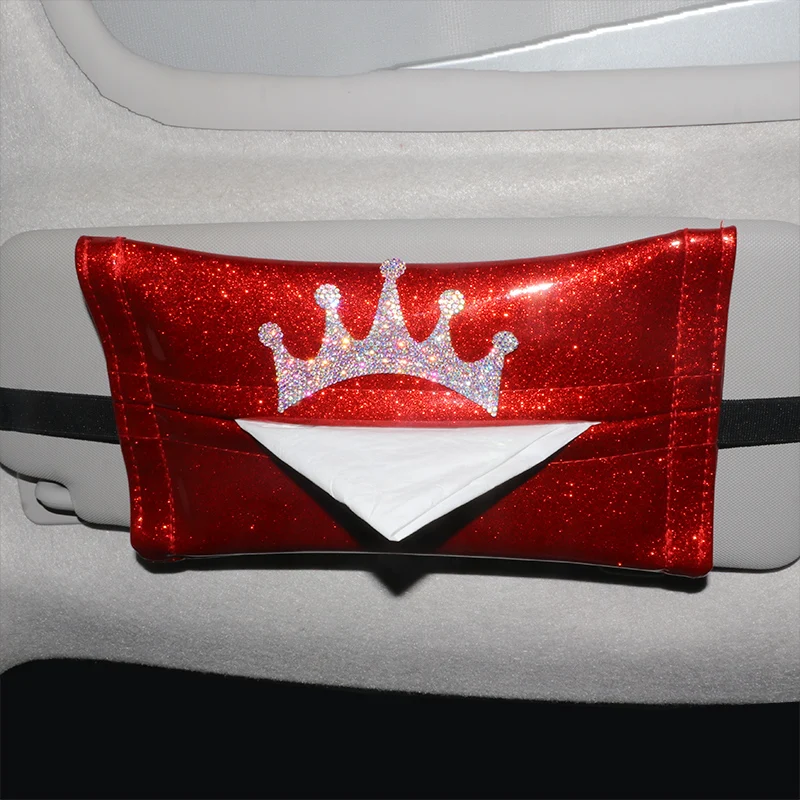 Красочный Кристалл Автомобильный держатель для салфеток подголовник на спинку