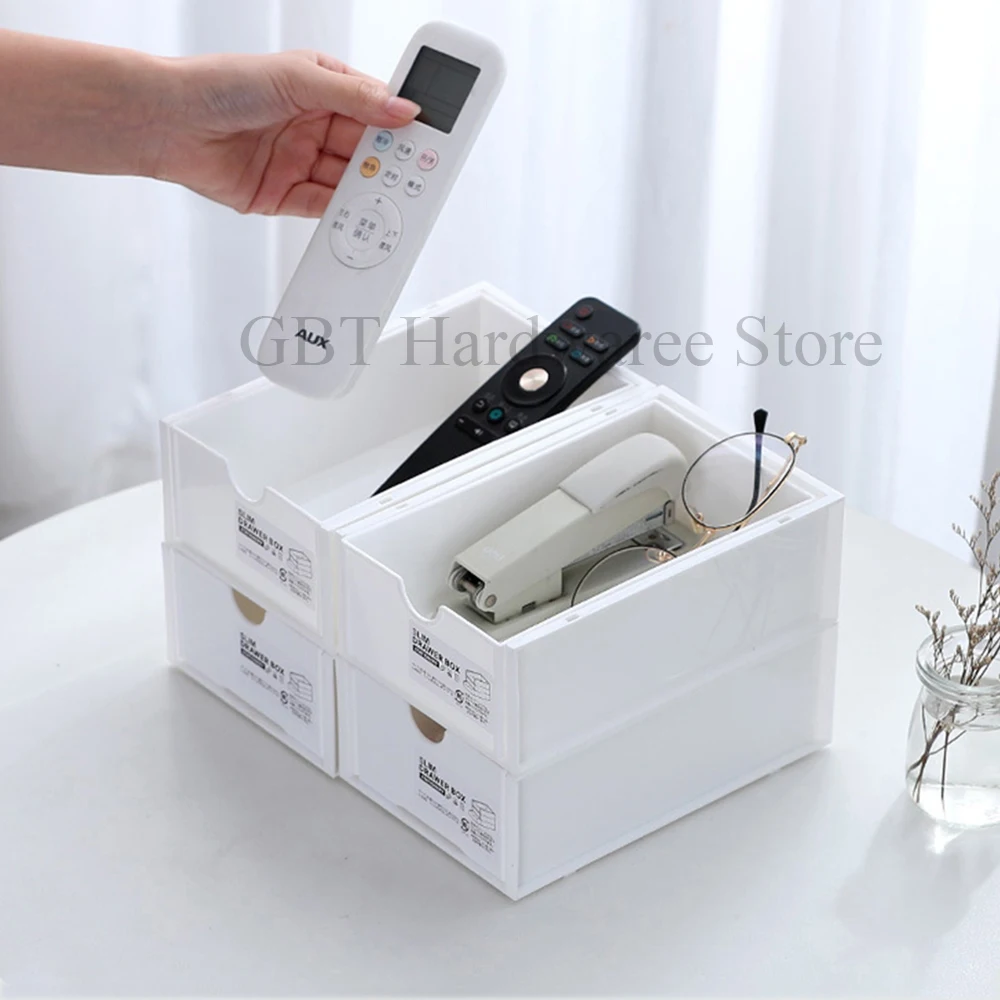 

Desk Organizer For Cosmetics Drawer Type Desktop Storage Box Can Be Superimposed Stationery Finishing Box Underwear