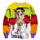 Новый Rapper Tekashi69 6ix9ine Tekashi 69 Модный с длинными рукавами 3D принт молниятолстовкикофтыкурткиМужчиныЖенщины Прямая поставка