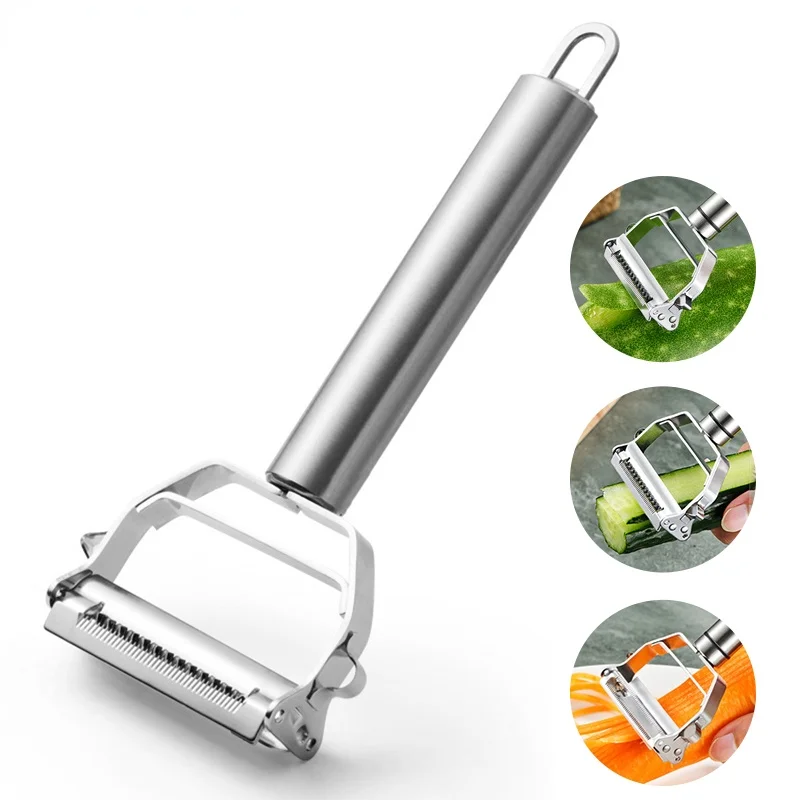 

Fruit Vegetable Peelers Kitchen Gadget Multifunction Julienne Potato Carrot Stainless Steel Slicer Grater Kitchen Accessories