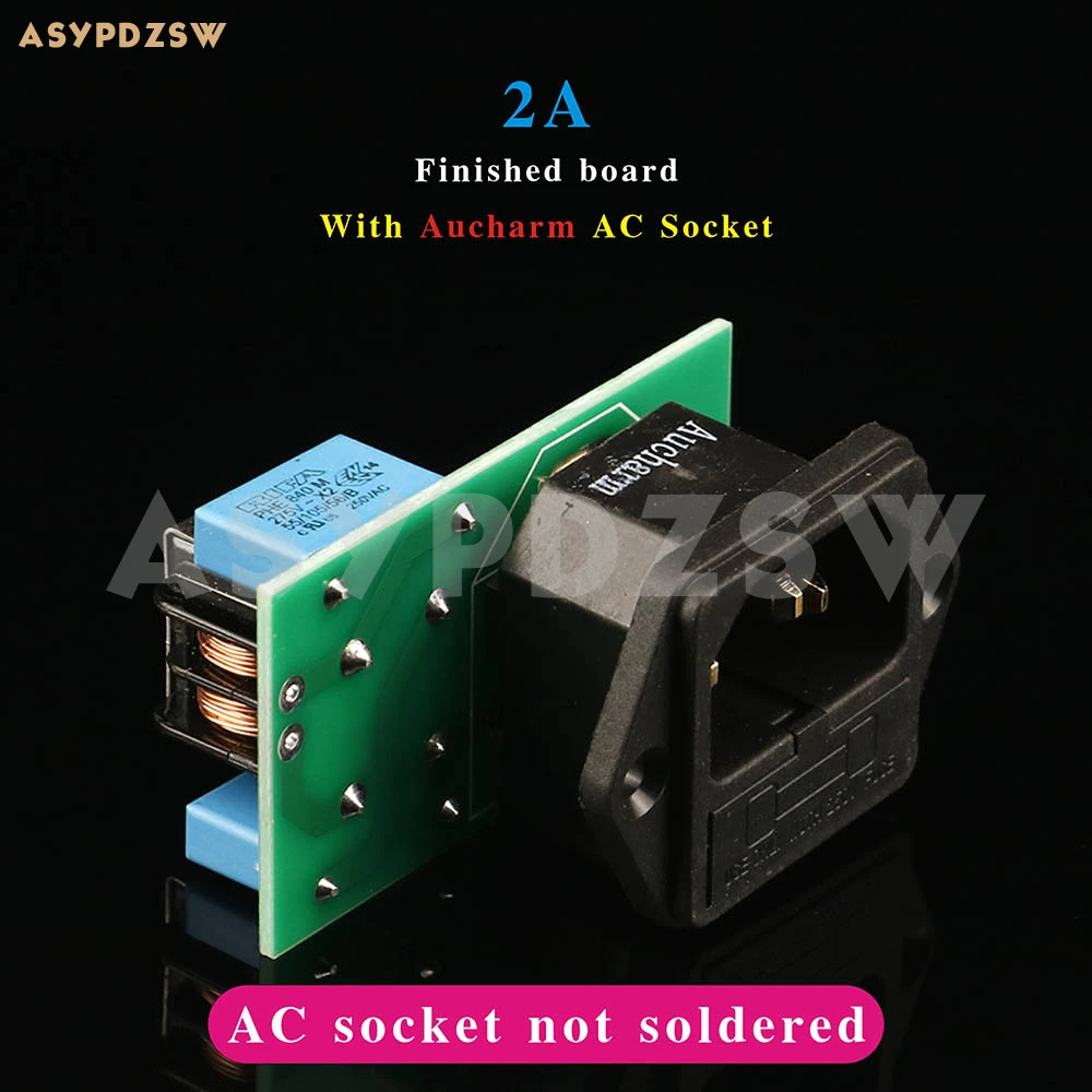 2 а/4 а HIFI EMI Аудио усилитель с фильтром набор сделай сам/готовая плата без гнезда