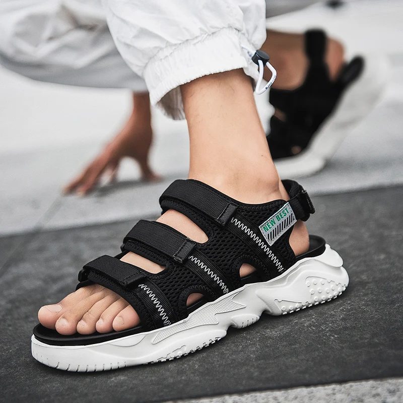 

Sandalen Herren Men Fashion Sandals Sport Sandels Summer Shoes Beach Slides Sandalia Masculina Couro Sandalias Outdoor Safety