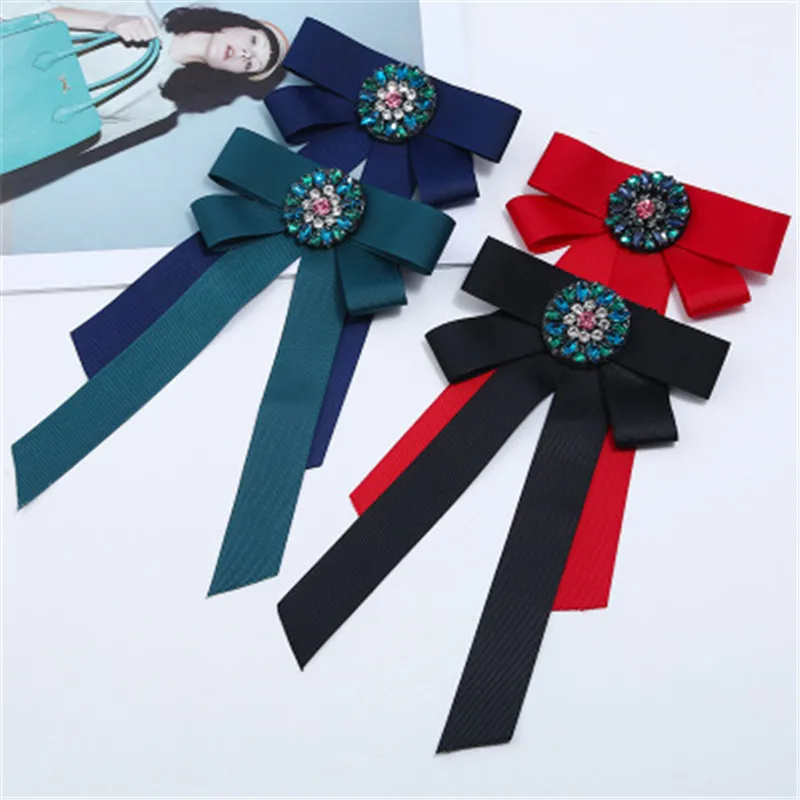 Женский галстук бабочка для девушек булавки рубашки Осеннее винтажное кружево