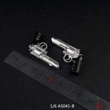 B AS04 1:6 фигурка солдата сцена аксессуары M& P револьвер оружие Модель 6 стилей для 12 дюймов Solider фигурка - Цвет: B